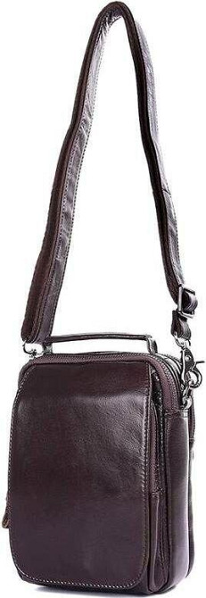 Сумка Vintage 14544 з натуральної шкіри Коричнева Київ - фото 6