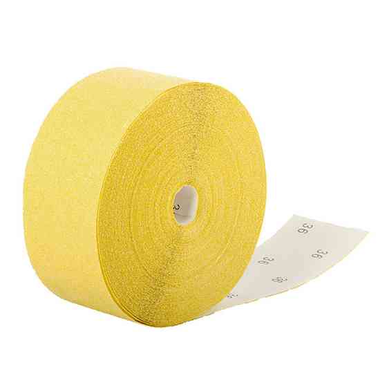 Шкурка шліфувальна, паперова основа, К36, 115 мм × 50 м INTERTOOL BT-0813 Київ