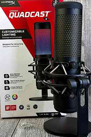 Мікрофон HyperX QuadCast S 1 шт. USED! Харків