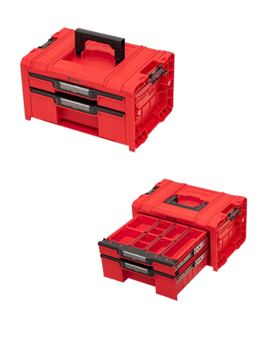 Набор ящиков для инструментов Qbrick System PRO Drawer Workshop Set 4 2.0 RED (5901238258360) Киев - изображение 5