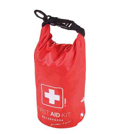 Аптечка первой помощи Troika Erste Hilfe Set непромокаемая с карабином Красный Киев