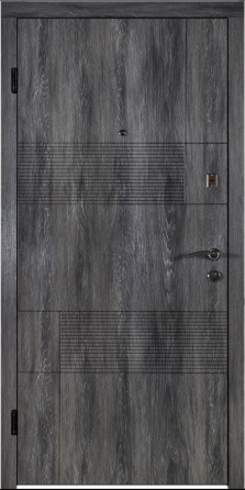 Двері вхідні Наші Двері ПОРТА Ескада 1 Дуб шато 960х2050 мм Київ