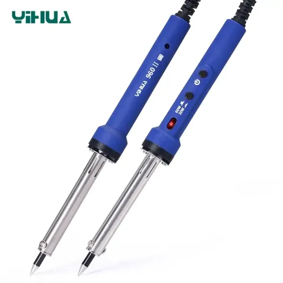 Паяльник YIHUA 960-II, кнопка 30W/60W, 220V, з індикатором, з ковпачком Полтава