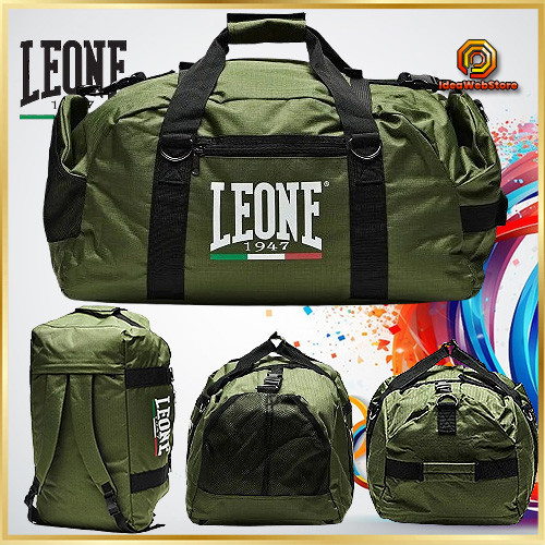 Большая дорожная спортивная сумка рюкзак Leone леон зеленая для поездок и тренировок в зале на 70 литров Киев - изображение 1