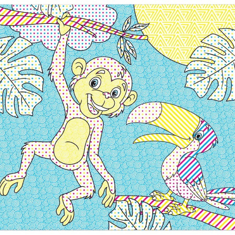 Водные раскраски Волшебная раскраска Джунгли 757128, 4 картинки Винница - изображение 2