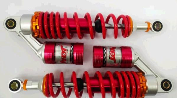 Амортизаторы (пара) универсальные 310mm с подкачкой (d=12mm*d=10mm) Мукачево - изображение 1