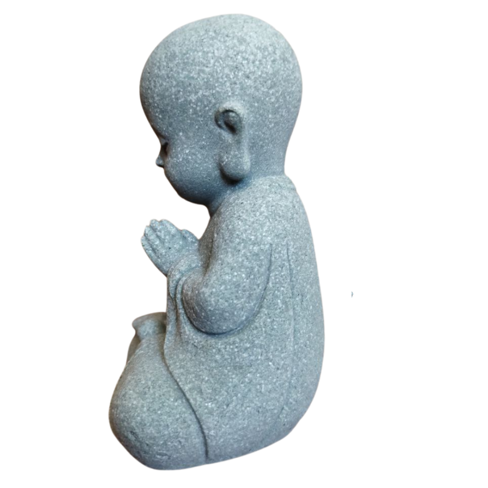 Статуетка Ченець що молиться 10 х 6.5 см из полістоуна. Для міні-саду, флораріуму, акваріуму, тераріуму Одеса - фото 3