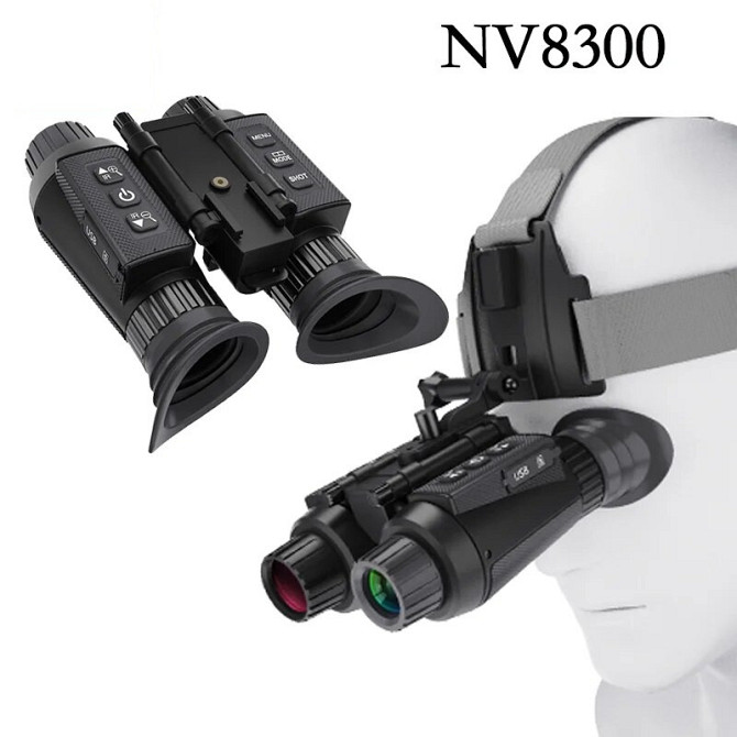 Тактичний бінокль нічного бачення NV8300 Super Light HD 4K (до 500м) + картка пам'яті 64Гб Вінниця - фото 3