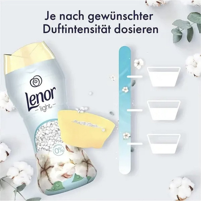 Кондиціонер – парфум для білизни в гранулах Lenor Sensitive Cotton Fresh 210 г Виноградів - фото 2