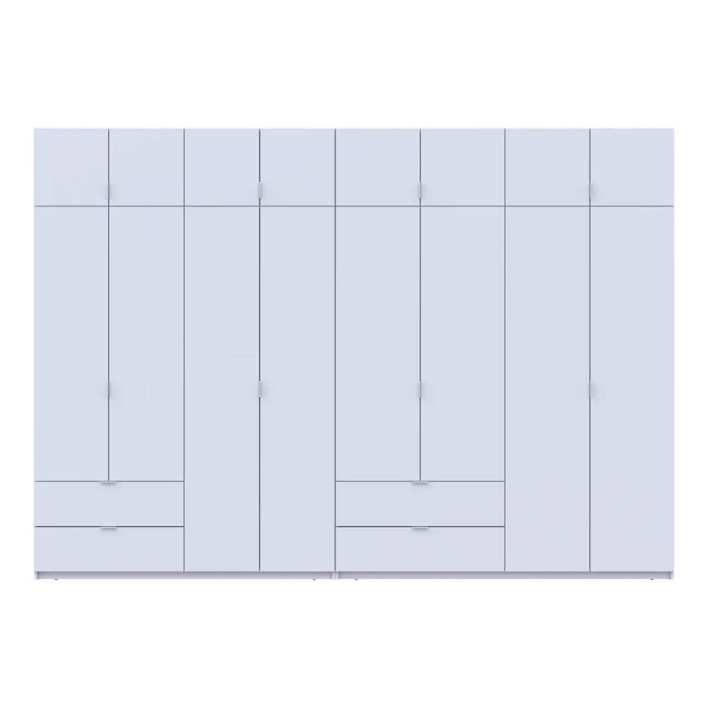 Шафа для одягу Doros Лукас Біла 4+4 ДСП 340х50х240 DRS-011691 (42005138) Львів - фото 4