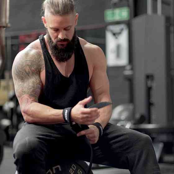 Лямки для тяги RDX S4 Gym Cotton Gel Straps Black Plus Каменское