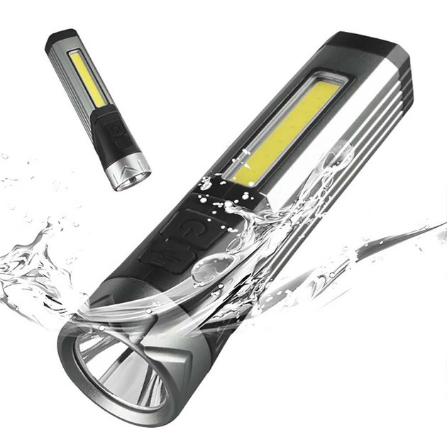 Фонарик мощный аккумуляторный для дома Police 508-OSL+COB, Мощный светодиодный фонарь BJ-51 Львов - изображение 9