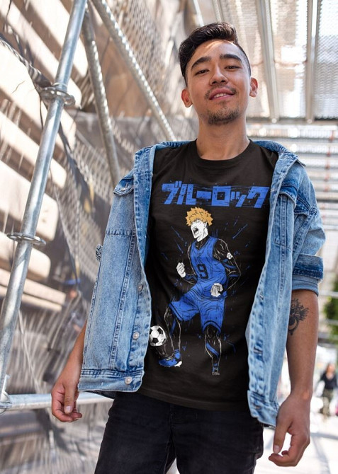 Футболка мужская аниме Ренсуке Кунигами Кунигами Рин оверсайз (S/M/L) Черний AnimeJ1165 Днепр - изображение 3