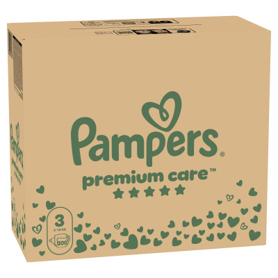 Підгузки Pampers Premium Care Midi Розмір 3 (6-10 кг) 200 шт (8006540855898) Вінниця - фото 2