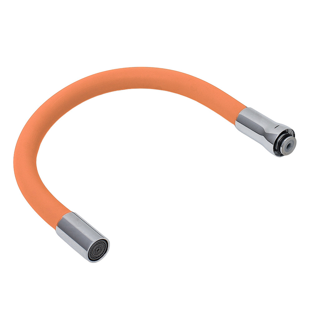 AQUATICA Излив (гусак) 3/4" для кухни силиконовый оранжевый AQUATICA (XH-5242) (9793513) Коломия - фото 5