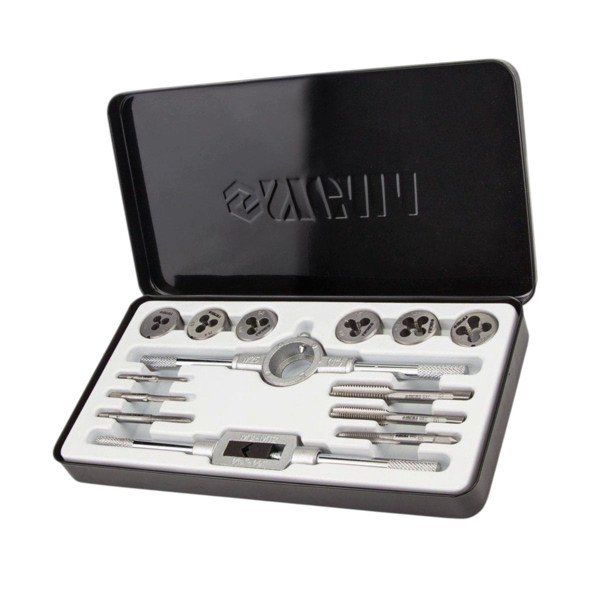 Набор плашек и метчиков 14 шт кейс металл. Мукачево - изображение 1