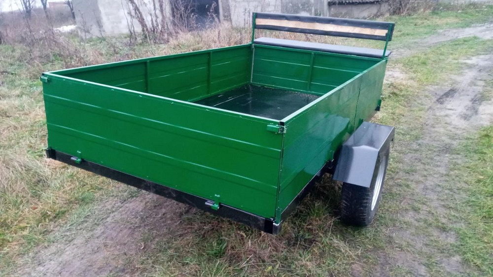 Причіп до мотоблока ТМ «ШИП» 190×115×38 см | Розбірний, без спинки, під жигулівську маточину, без коліс Харків - фото 3