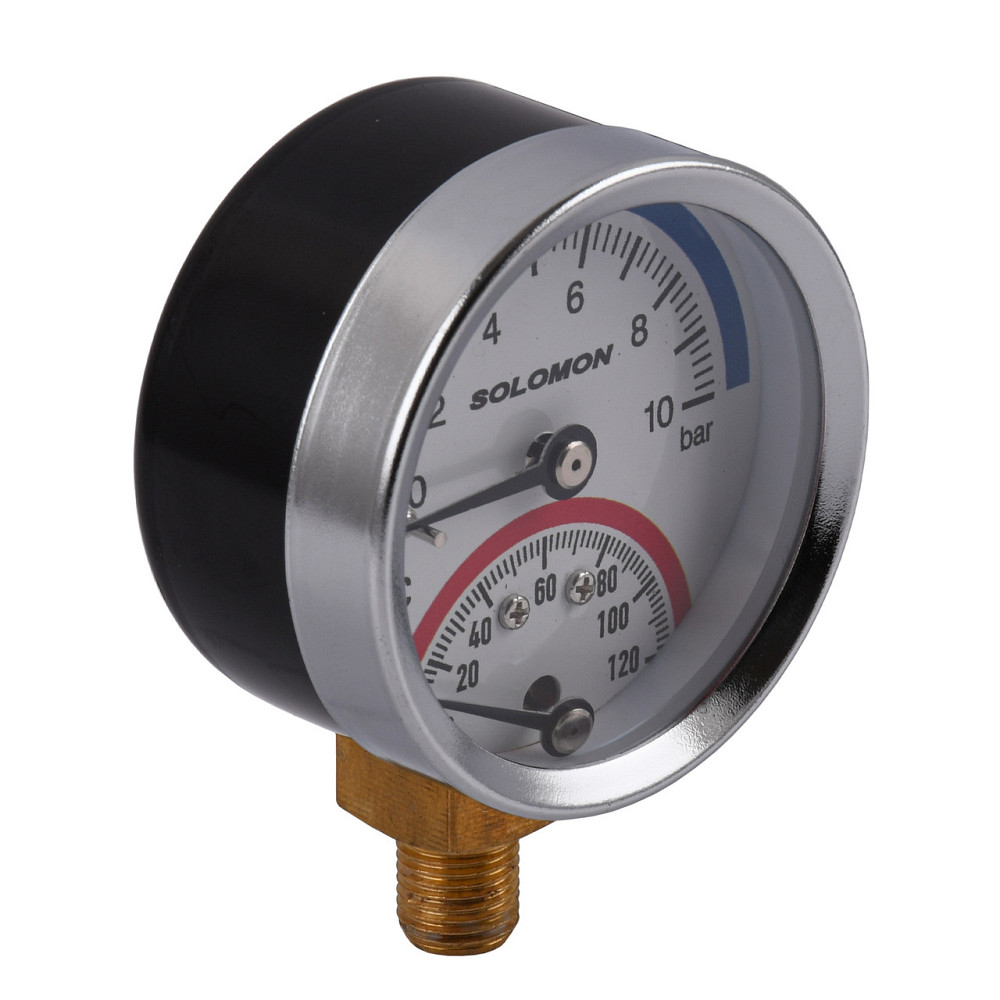 Термоманометр радіальний SOLOMON V1244 S М10х1 Киев - изображение 3