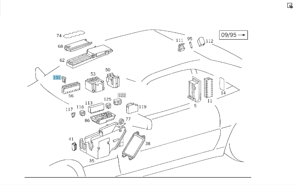 Mercedes-Benz  N000000004207 Запобіжник C-25A-S 25A білий прозорий CLS C219 E-class W211 ML W164 C-Class W205 C-class W203 CLK Coupe C209 Одесса - изображение 2
