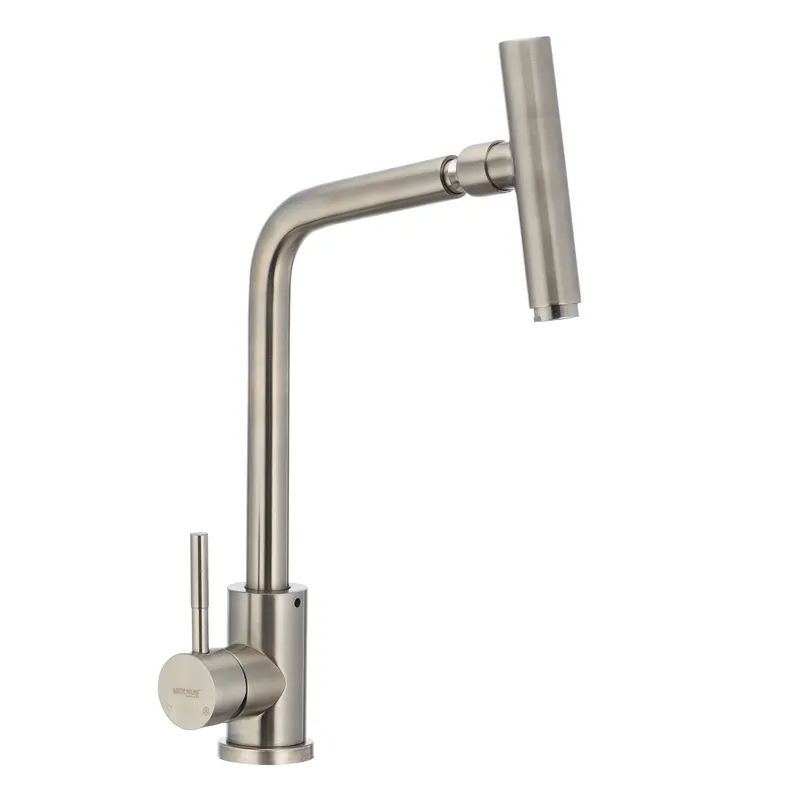 Кухонний змішувач Mixxus SUS 017 з поворотним аератором SS0009 Харків - фото 1