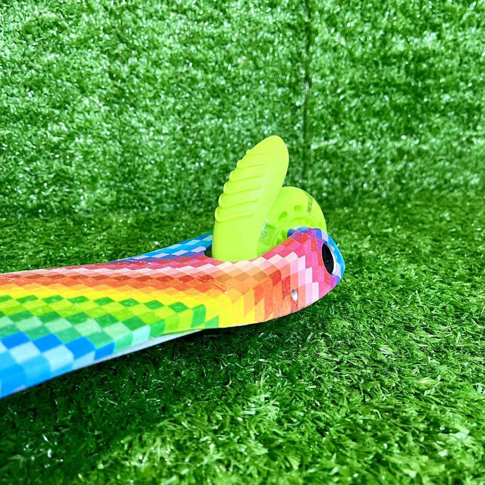 Самокат триколісний Skyper MINI колеса PU 120мм на 2-4 роки Салатовий Вид 4 (112-40103) Чернигов - изображение 9