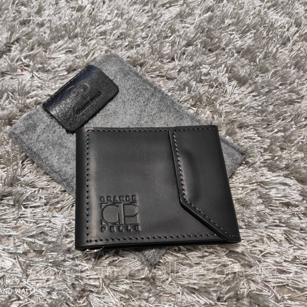 Компактний затиск для грошей на магнітах ручної роботи Grande Pelle Soldi Київ - фото 1