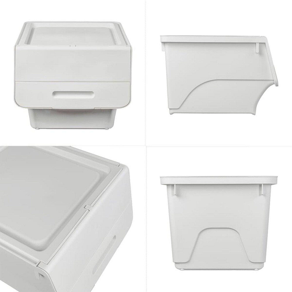 Контейнер для зберігання 45.5х38х31см Білий SW-00002420 Київ - фото 4