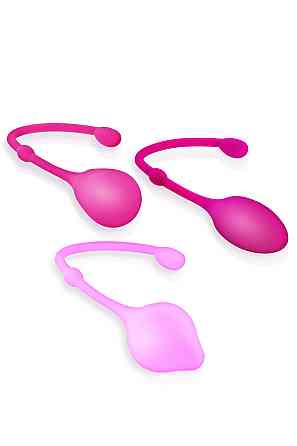 Набір вагінальних кульок SET 3 STAGE KEGEL BALL PINK Sex Aura Київ