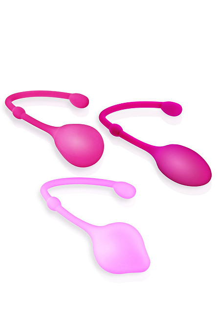 Набір вагінальних кульок SET 3 STAGE KEGEL BALL PINK Sex Aura Київ - фото 4
