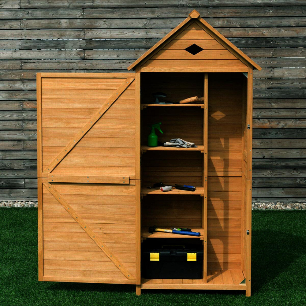 Шафа для садового інвентарю "Сакапа" сієна Миколаїв - фото 2