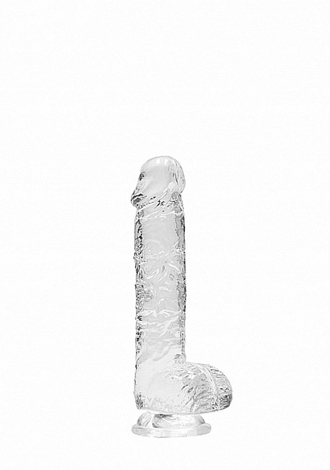 Фалоімітатор - Realrock Dildo 6" Transparent Sex Aura Київ - фото 6