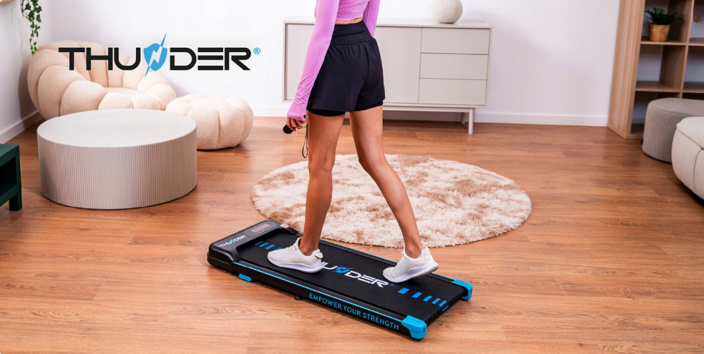 Беговая дорожка электрическая THUNDER KINDI-BLACK Киев - изображение 5