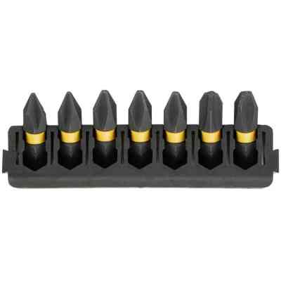 Набор бит DeWALT в касете для Tough Case, FlexTorq, L = 25 мм, Рh1 - 2 шт, Рh2 - 3 шт, Рh3 - 2шт (DT70808) Винница