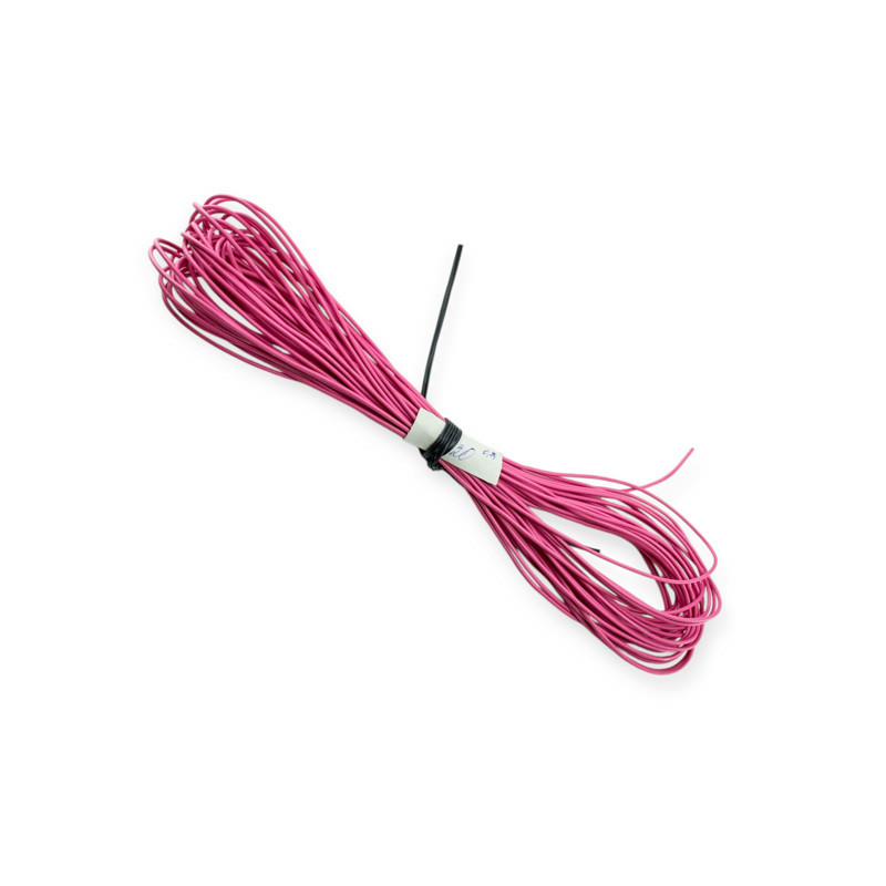 Провід на проводку багатож. d=0.75 рожевий (20 п.м.) Мукачево - фото 1