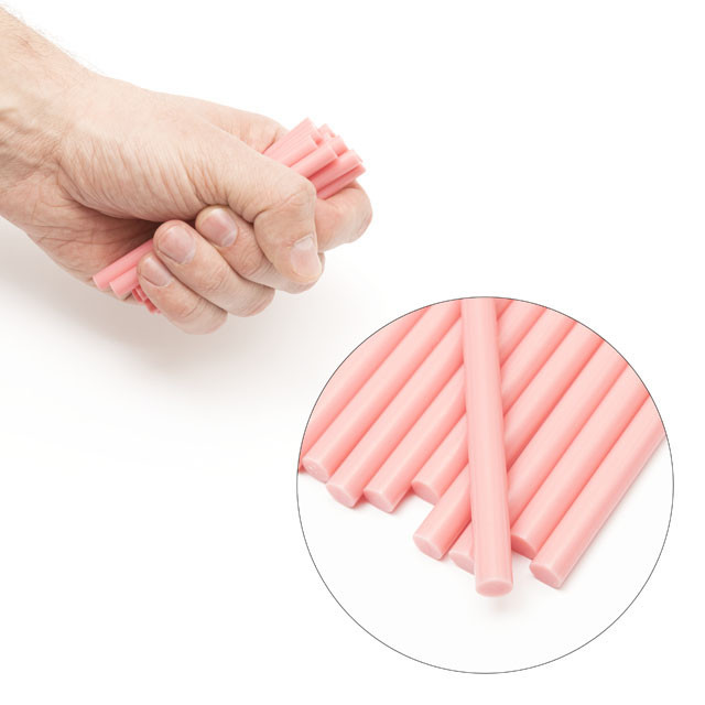 Комплект клейових стрижнів рожевих, 7,4×100 мм, 12 шт. INTERTOOL RT-1047 Київ - фото 4