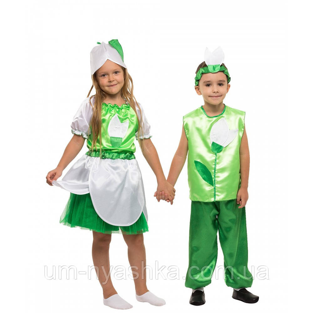 Підсніжник Дзвіночок карнавальний костюм квітки для хлопчика Кривий Ріг - фото 5