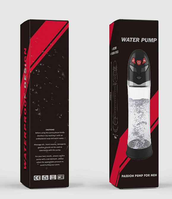 Водонепроницаемая, автоматическая вакуумная помпа с зарядкой от USB CANWIN Water Pump, P410AU Sex Aura Киев - изображение 9