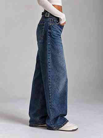 Джинси жіночі It’s Basic 2961-2W6-8 WIDE LEG baggy з регулюванням пояса сині, синій, 38, 38, 80 см, 106 см Київ