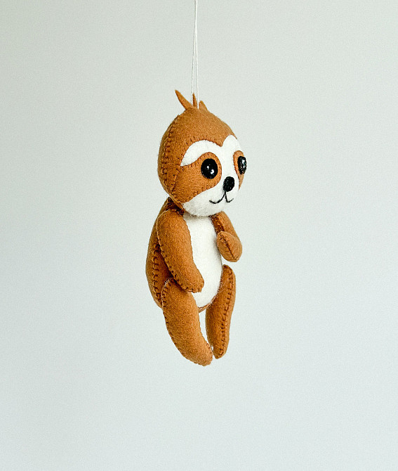 Іграшка з фетру ручної роботи Лінивець Київ - фото 2