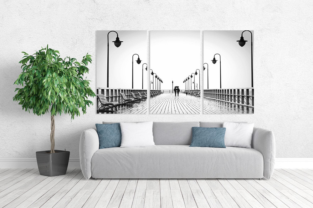 Модульная картина в гостиную / спальню  Пірс  ART-255_3A 70х130 см Киев - изображение 2