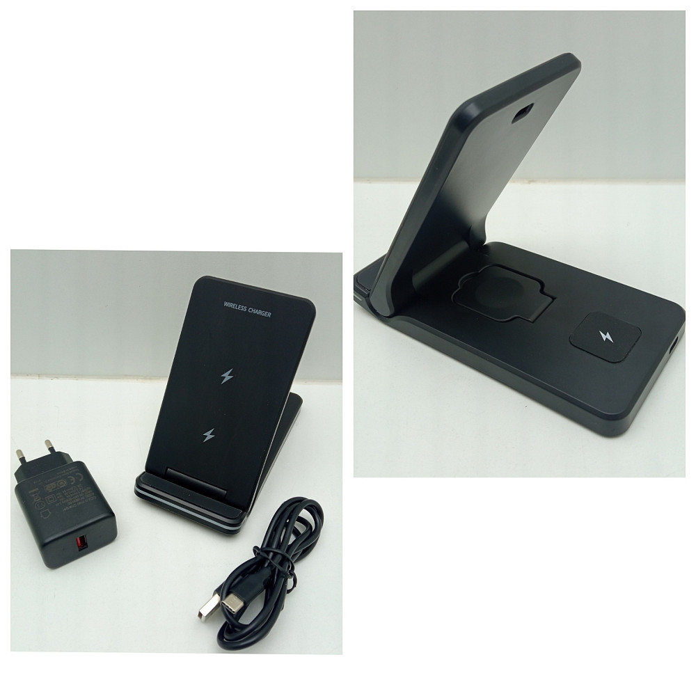 Безпровідна зарядка 3в1 15w 22547 Луцк - изображение 2