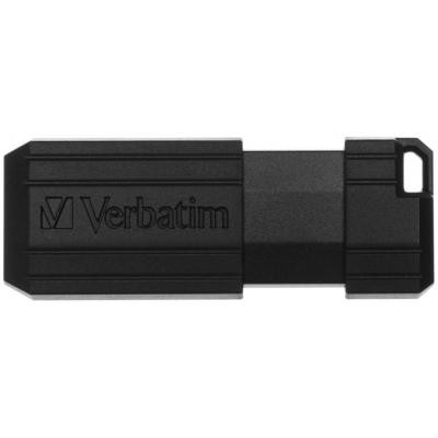 USB флеш накопитель Verbatim 64GB Store 'n' Go PinStripe Black USB 2.0 (49065) Винница - изображение 1