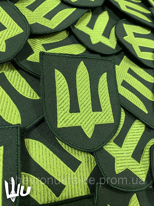 Шеврон Сухопутные войска (Форма щит. На липучке) Размер 8x7см Киев - изображение 3