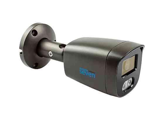 IP-відеокамера 5 Мп SEVEN IP-7225PA-DL black 2,8 мм з розумною подвійною підсвіткою Київ