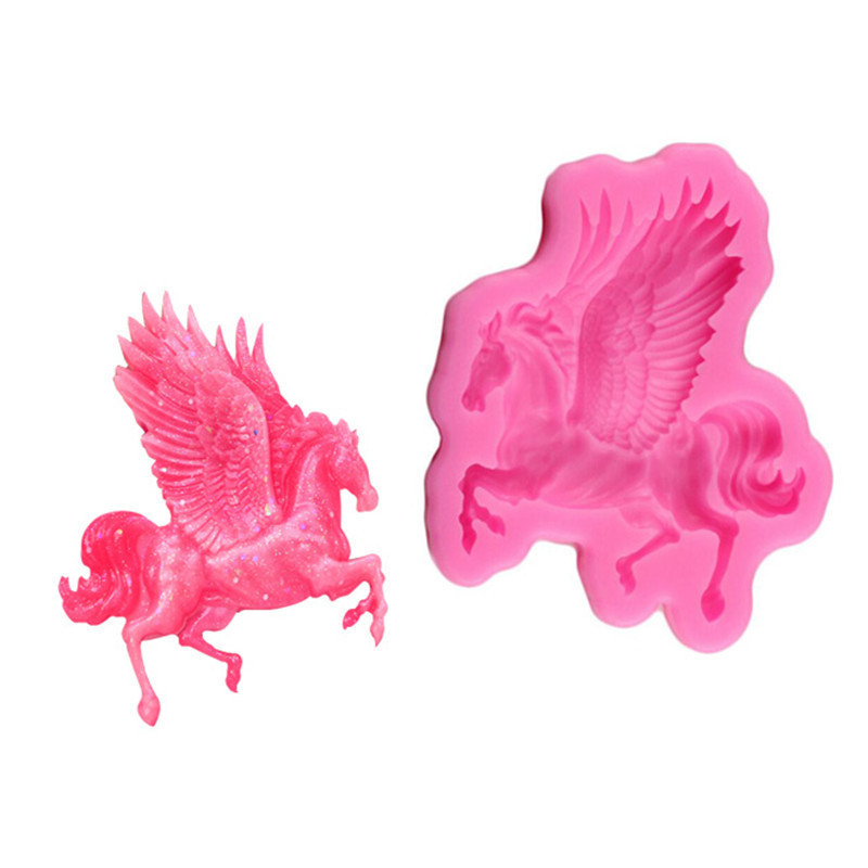 Молд силиконовый Пегас 85 на 89 мм розовый Киев - изображение 5