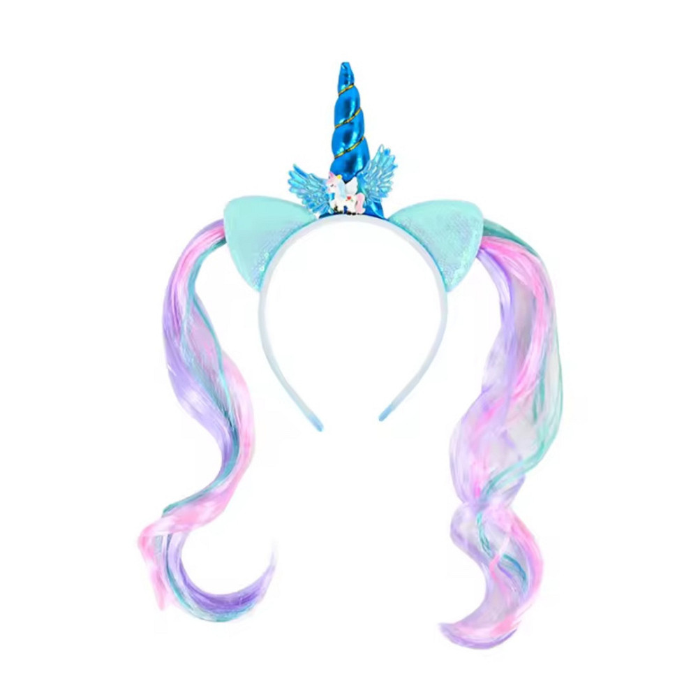 Детский обруч Единорог 12 см голубой Киев - изображение 3