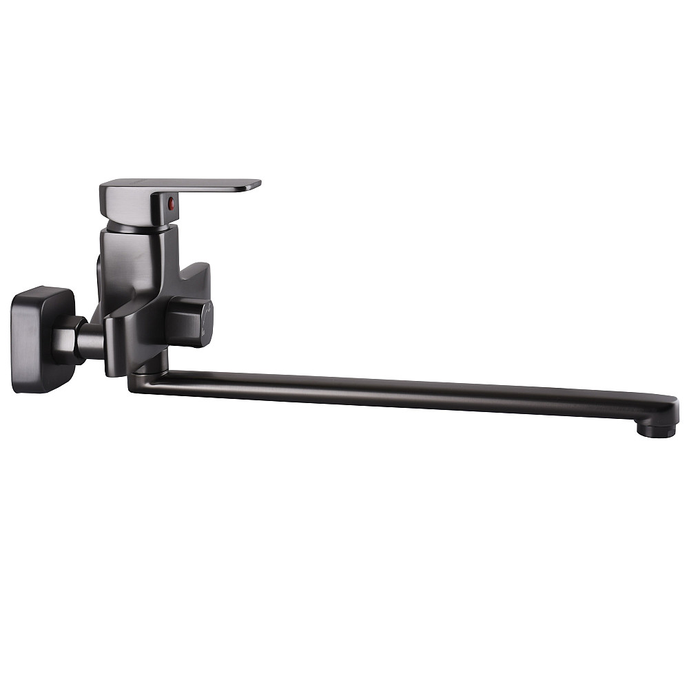 Змішувач для ванної Globus Lux Milano GLM-0208N-11-Graphite- EURO латунь L350мм.Графіт Блиск. Луцк - изображение 2