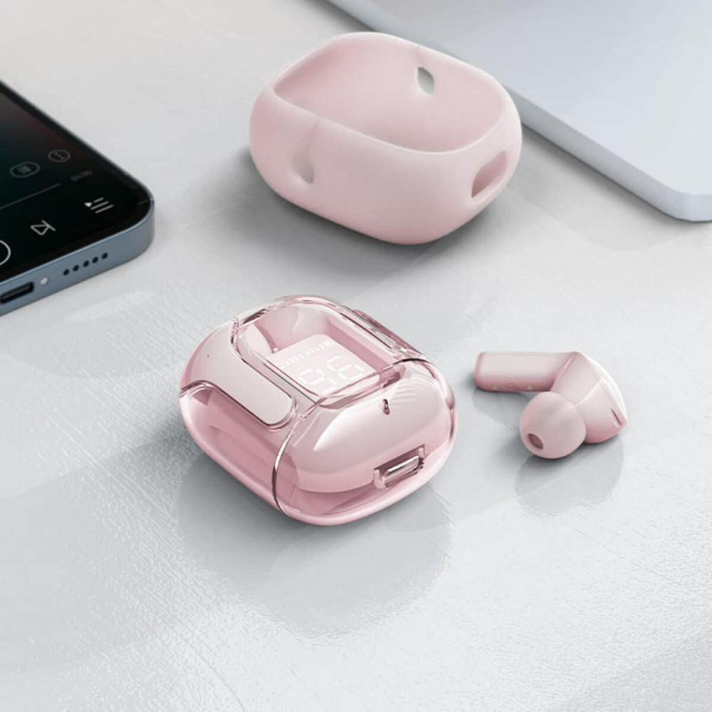 Навушники ACEFAST T6 True wireless stereo headset Pink Lotus Київ - фото 3