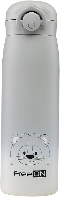 Термопляшка FreeON 480 мл, grey Киев - изображение 1