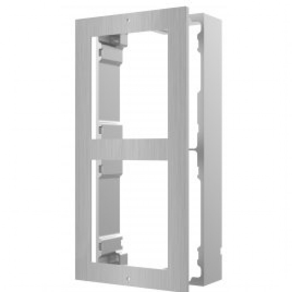 Декоративна рамка Hikvision DS-KD-ACW2/S для врізного монтажу двох модульних відеопанелей Киев - изображение 1